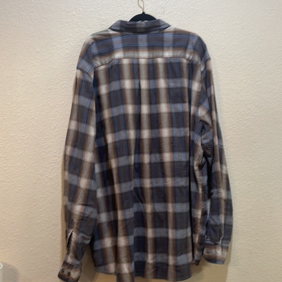 Eddie Bauer relaxed fit plaid button down XXXL Tall - Picture 7 of 7